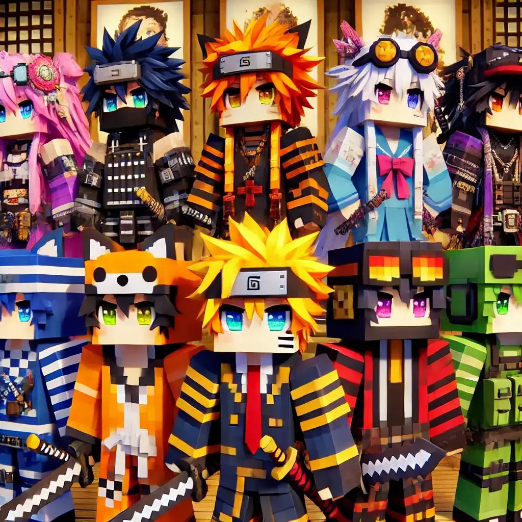 5 Coolest Anime Minecraft Skins of 2024 You Should Download