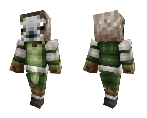 sloth man Minecraft skin
