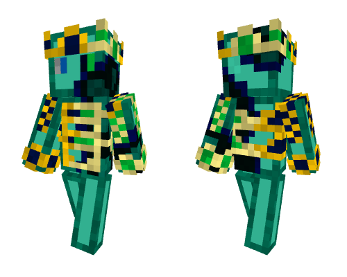 corrupted ocean lord Minecraft skin