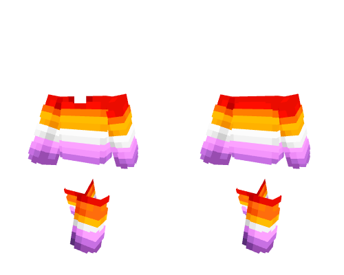 OB ~ Pride Lesbian Sweater w/ Socks Minecraft skin