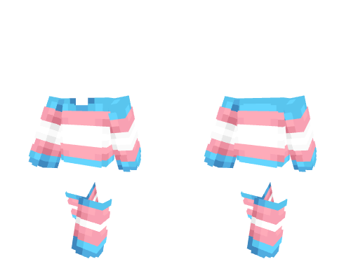 OB ~ Pride Transgender Sweater w/ Socks Minecraft skin