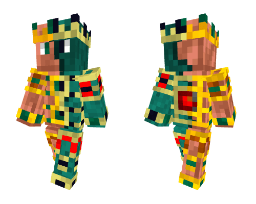the infected copper king Minecraft skin