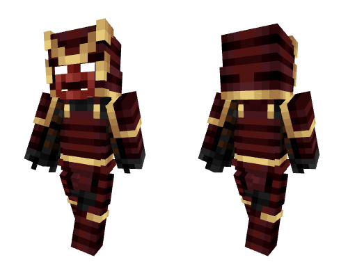 Samurai Warrior V.2 Minecraft skin