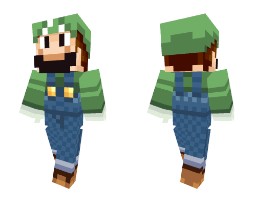 Luigi Minecraft skin