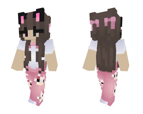 Pjamas Catgirl Minecraft skin