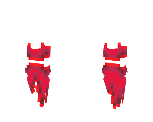 OB - Sleeveless Ruby Red Dress Minecraft skin