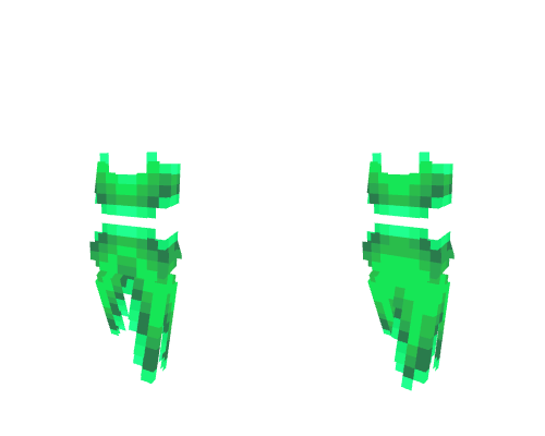 OB - Sleeveless Emerald Green Dress Minecraft skin