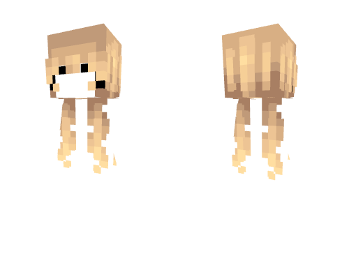 Female HB - Dirty Blonde Upper Bangs Pigtails