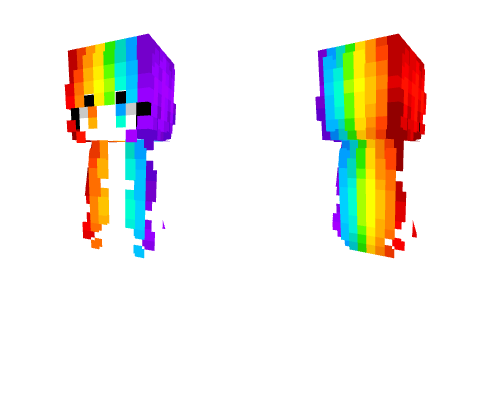 Female HB - Long Neon Rainbow v3