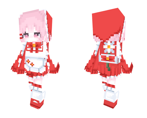 crimson maiden Minecraft skin