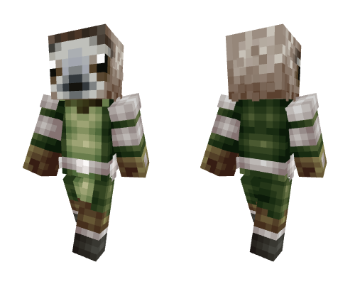 sloth man Minecraft skin