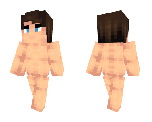 OB - Basic White Male Skin Base w/ Brown Hair