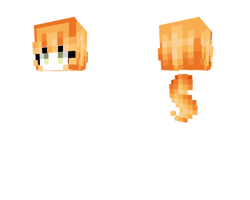 HB ~ Creamy Orange Ponytail