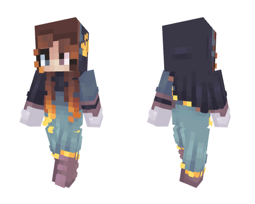 and the lights go out - oc Minecraft skin