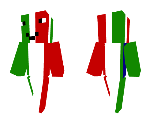 Italian Flag as a head