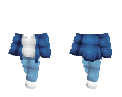 OB - Blue Open Top w/ Tshirt & Light Jeans