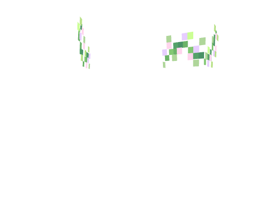 Hat Base - Vines w/ Pink/Purple Berries