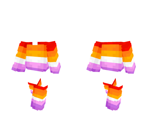 OB ~ Pride Lesbian Sweater w/ Socks Minecraft skin
