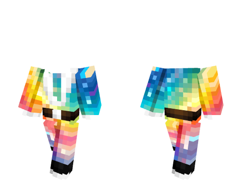 OB - Rainbow Suit & Tie w/ Belt