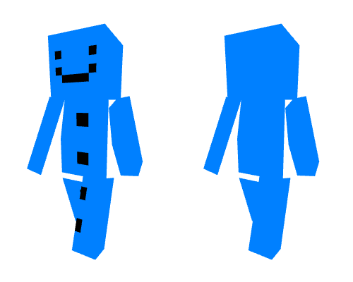 the blue man