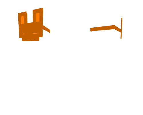 Orange Rabbit Mask