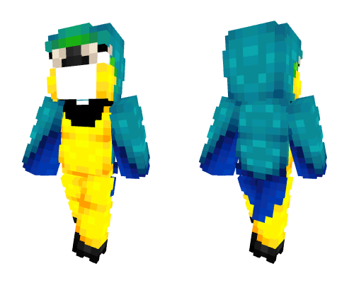 OB - Blue And Gold Macaw Onesie v2