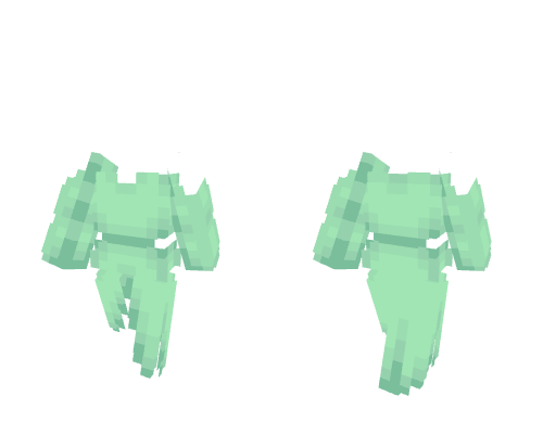 OB - Forest Flora Pastel Green Dress v4 Minecraft skin