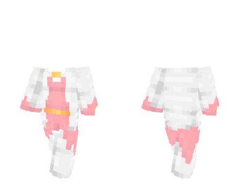 OB - Pink Dress w/ Gold & White Coat w/ Socks
