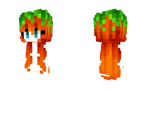 Female HB - Pumpkin Orange & Green v2