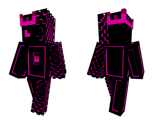 Half Void King Pink Minecraft skin