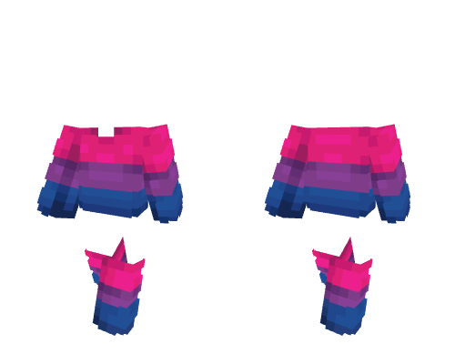 OB ~ Pride Bisexual Sweater w/ Socks Minecraft skin