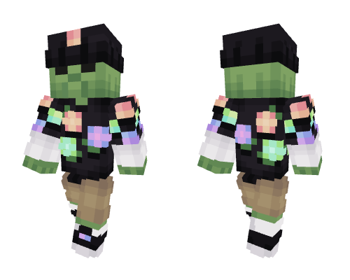 Zombie; Pride Outfit. {SizArts.} Minecraft skin