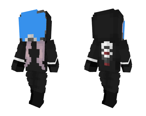 girl hazmat girl black