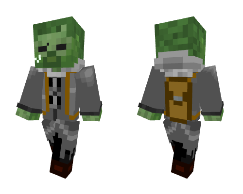 Gray Minecraft skin