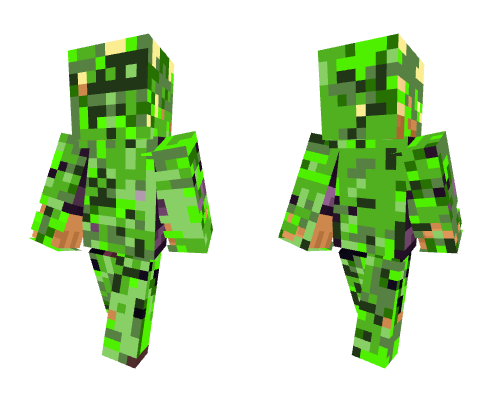 creeper man suit Minecraft skin