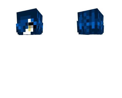 Female HB - Short Blue w/ Big Bangs