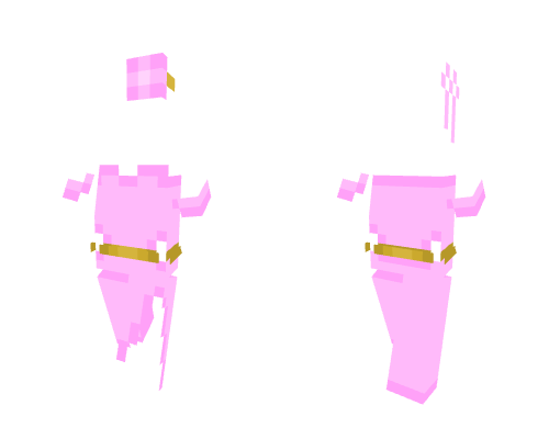 Pink gown Minecraft skin