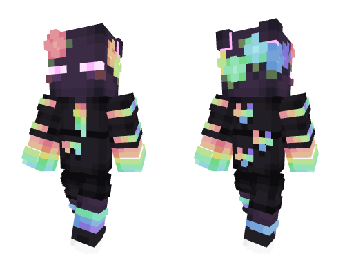 EnderMan; Pride Outfit. {SizArts.} Minecraft skin