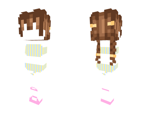 Cute Summer 2 peice Minecraft skin
