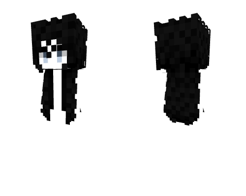 Female HB - Long Curly Black Hair v2