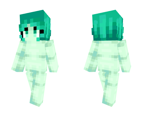 Full Skin Base ~ Ocean Green Skin And Hair