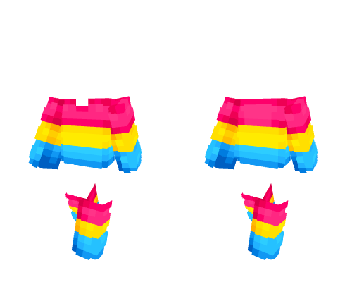OB ~ Pride Pansexual Sweater w/ Socks Minecraft skin