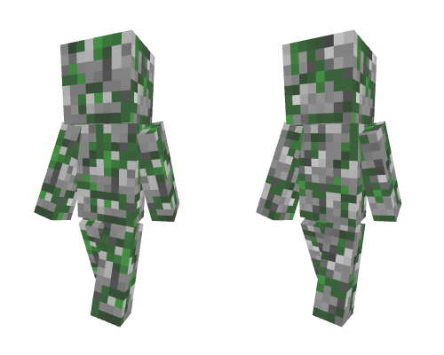 mossy cobblestone Minecraft skin