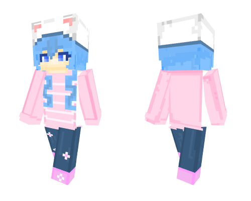 Cute Cat girl Minecraft skin