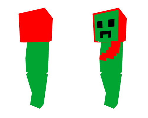 Creeper in a Red Cloak