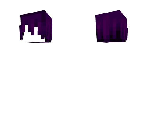 HB ~ Long Messy Dark Magenta Bangs Minecraft skin