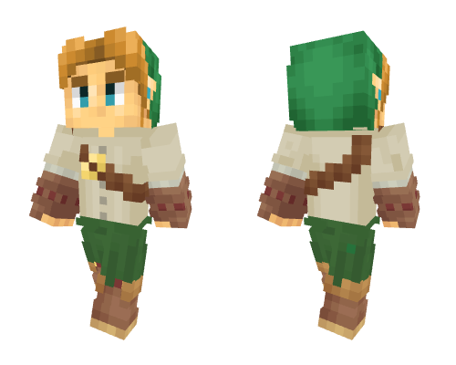 Young link Minecraft skin