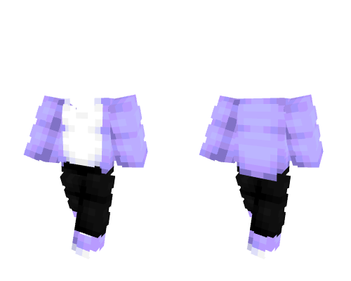OB - Lilac Purple Coat w/ White Tshirt Fit