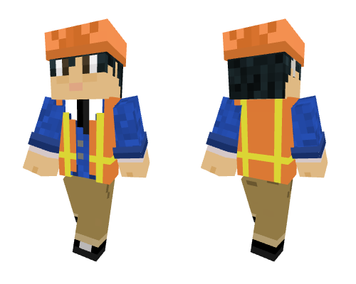 Construction Mayor skin for Minecraft