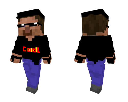 updated cool steve Minecraft skin